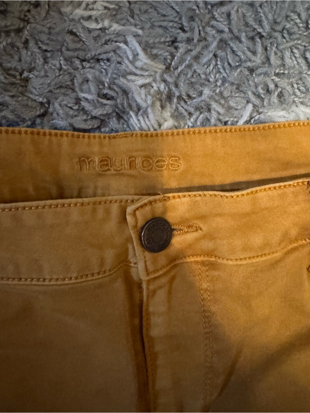 Maurices Mustard Yellow Skinny Jeans - Picture 3 of 4